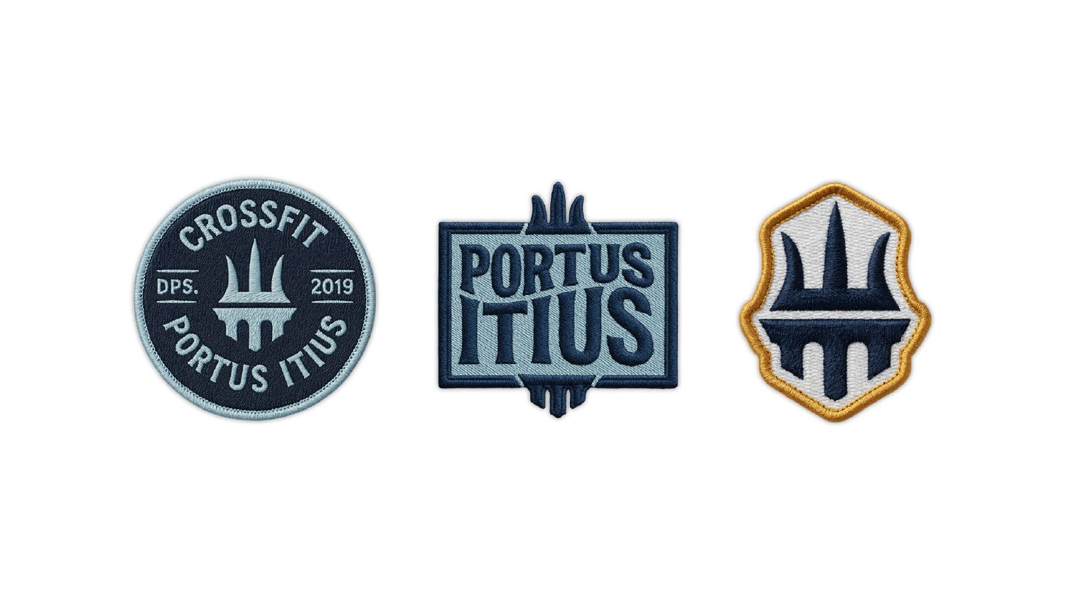 Nouvelle identité visuelle Portus Itius · Création du logo Portus Itius CrossFit · Site web Portus Itius à Boulogne-sur-Mer · Identité graphique de la box de CrossFit Portus Itius