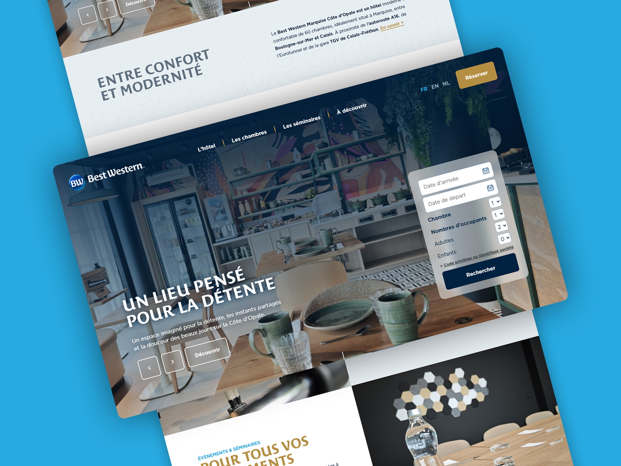 Création du site web Best Western Marquise Côte d’Opale · Présentation des chambres du Best Western Marquise · Site de l’hôtel Best Western sur la Côte d’Opale · Réservation en ligne Best Western Marquise Côte d’Opale